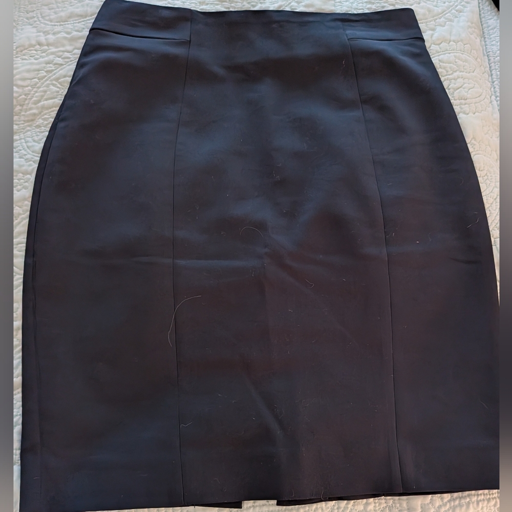 H&M Chic Navy Pencil Skirt - Size 6